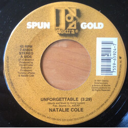Natalie Cole Unforgettable / The Very Thought Of You USED VINYL 7INCH 45 RPM