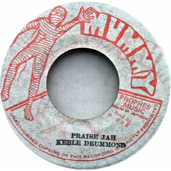 Keble Drummond Praise Jah USED VINYL 7INCH 45 RPM