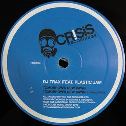 DJ Trax / Plastic Jam Tomorrows New Dawn Vinyl 12" USED