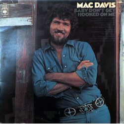 Mac Davis Baby Don't Get Hooked On Me Vinyl LP USED