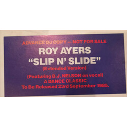 Roy Ayers Slip 'N' Slide USED VINYL 12INCH 45 RPM SINGLE SIDED WHITE LABEL