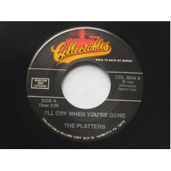 The Platters I'll Cry When You're Gone / Voo-Vee-Ah-Bee Vinyl 7" USED