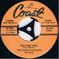 The Duprees / The Night Raiders Didn't Want To Have To Do It / Hidi Hidi Hidi Vinyl 7" USED