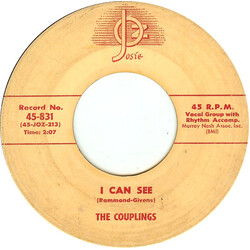 The Couplings I Can See / Young Dove's Calling Vinyl 7" USED