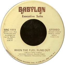 Executive Suite When The Fuel Runs Out / You Got It (Part II) Vinyl 7" USED