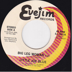 Little Joe Blue Big Leg Woman USED VINYL 7INCH 45 RPM SINGLE