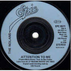 The Nolans Attention To Me USED VINYL 7INCH 45 RPM