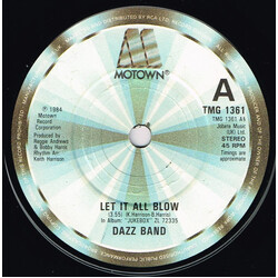 Dazz Band Let It All Blow USED VINYL 7INCH 45 RPM SINGLE STEREO