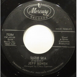 Jeffrey Bowen Suzie Ska USED VINYL 7INCH 45 RPM STYRENE