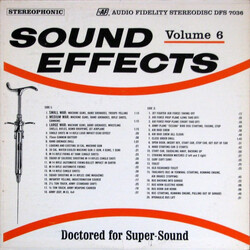 No Artist Sound Effects Volume 6 Vinyl LP USED