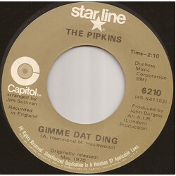 The Pipkins / Hotlegs Gimme Dat Ding / Neanderthal Man USED VINYL 7INCH 45 RPM