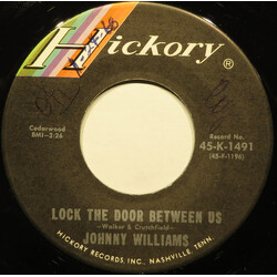 Johnny Williams (10) Lock The Door Between Us USED VINYL 7INCH 45 RPM