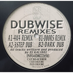 Kalibre Dubwise (Remixes) USED VINYL 12INCH