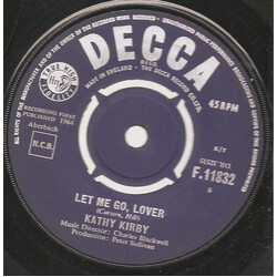 Kathy Kirby Let Me Go, Lover USED VINYL 7INCH 45 RPM SINGLE