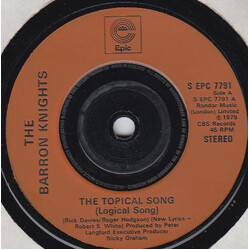 The Barron Knights The Topical Song (Logical Song) Vinyl 7" USED