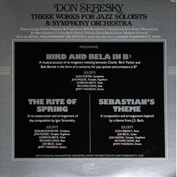 Don Sebesky Three Works For Jazz Soloists & Symphony Orchestra Vinyl LP USED