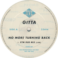Gitta No More Turning Back VINYL 12" USED