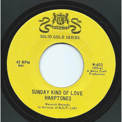 The Harptones Sunday Kind Of Love USED VINYL 7INCH 45 RPM SINGLE