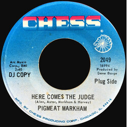 Pigmeat Markham Here Comes The Judge USED VINYL 7INCH 45 RPM PROMO