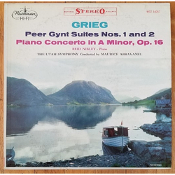 Edvard Grieg / Reid Nibley / Utah Symphony Orchestra / Maurice Abravanel Peer Gynt Suites Nos. 1 And 2 / Piano Concerto In A Minor, Op. 16 Vinyl LP US