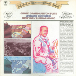 Ferde Grofé / Leonard Bernstein / New York Philharmonic Grand Canyon Suite Vinyl LP USED
