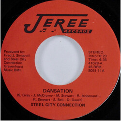 Steel City Connection Dansation / Steel City Disco USED VINYL 7INCH 45 RPM