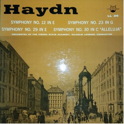 Joseph Haydn Symphonies Nos.12, 23, 29, 30 Vinyl LP USED