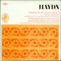 Joseph Haydn / Sir Charles Mackerras / Members Of The London Symphony Orchestra / Max Goberman / Orchester Der Wiener Staatsoper Symphony No. 18 In G 