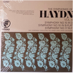 Joseph Haydn / Max Goberman / Orchester Der Wiener Staatsoper The Symphonies Of Haydn Vol.6 : Symphony N°15, 16, 17