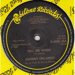 Johnny Orlando Tell Me When USED VINYL 12INCH