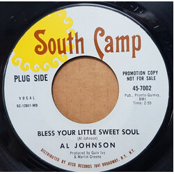 Al Johnson (20) Bless Your Little Sweet Soul / Love Waits For No Man USED VINYL 7INCH PROMO