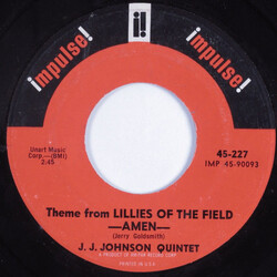 The J.J. Johnson Quintet Theme From Lillies Of The Field USED VINYL 7INCH 45 RPM