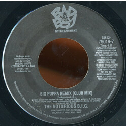 Notorious B.I.G. Big Poppa Remix USED VINYL 7INCH 45 RPM STEREO