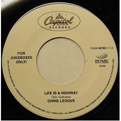Chris LeDoux Life Is A Highway USED VINYL 7INCH 45 RPM SINGLE