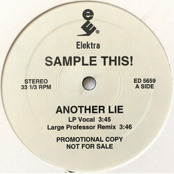 Sample This! Another Lie / Sample This! USED VINYL 12INCH 33 S RPM PROMO
