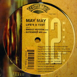 May May Life's A Test USED VINYL 12INCH 33 S RPM SINGLE