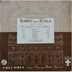 Giuseppe Verdi / Orchestra Del Teatro Alla Scala / Coro Del Teatro Alla Scala / Antonino Votto Un Ballo In Maschera Vinyl LP USED