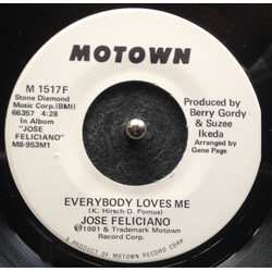 José Feliciano Everybody Loves Me USED VINYL 7INCH 45 RPM PROMO