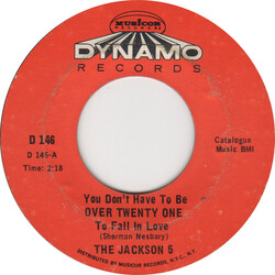 The Jackson 5 You Don't Have To Be Over Twenty One To Fall In Love / Some Girls Want Me For Their Lover USED VINYL 7INCH 45 RPM