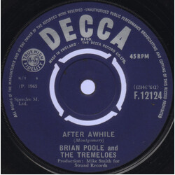 Brian Poole & The Tremeloes After Awhile USED VINYL 7INCH 45 RPM