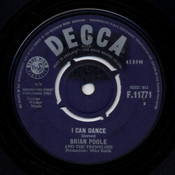 Brian Poole & The Tremeloes I Can Dance USED VINYL 7INCH 45 RPM SINGLE