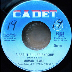Ahmad Jamal A Beautiful Friendship / Minor Moods USED VINYL 7INCH 45 RPM STEREO