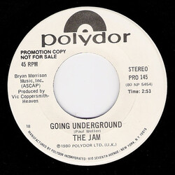 The Jam Going Underground USED VINYL 7INCH 45 RPM SINGLE PROMO