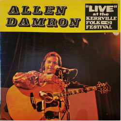 Allen Damron "Live" At The 1973 Kerrville Folk Festival Vinyl LP USED