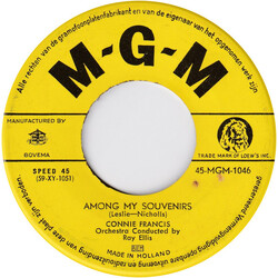 Connie Francis Among My Souvenirs / Do You Love Me Like You Kiss Me USED VINYL 7INCH 45 RPM SINGLE