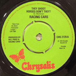 Racing Cars They Shoot Horses Don't They? USED VINYL 7INCH 45 RPM SINGLE