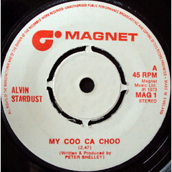 Alvin Stardust My Coo Ca Choo USED VINYL 7INCH 45 RPM