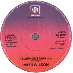 Meri Wilson Telephone Man USED VINYL 7INCH 45 RPM SINGLE