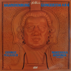 Johann Sebastian Bach / George Malcolm / Northern Sinfonia Brandenburg Concertos 4, 5, 6 Vinyl LP USED