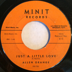 Allen Orange Just A Little Love  / Forever USED VINYL 7INCH 45 RPM SINGLE